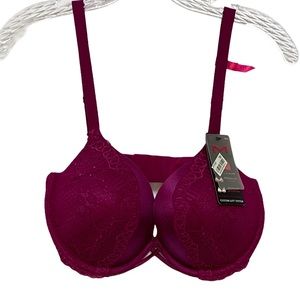NWT MAIDENFORM Fuchsia Natural Lift Underwire Bra